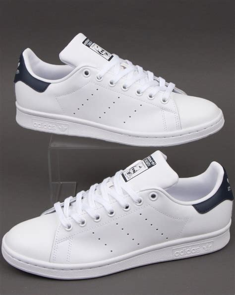 adidas originals stan smith white blue|adidas stan smith chalk white.